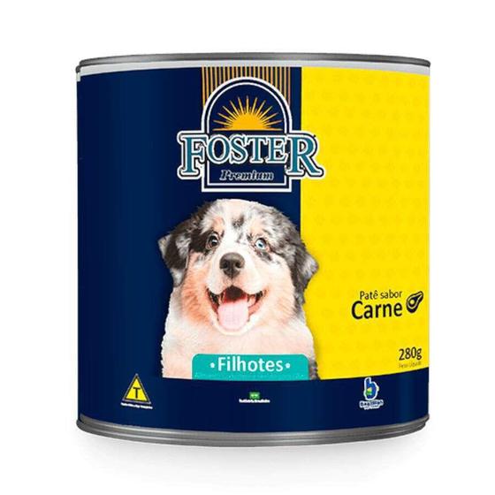 Imagem de Ração Úmida Foster Patê para Cães Filhotes Sabor Carne 280g