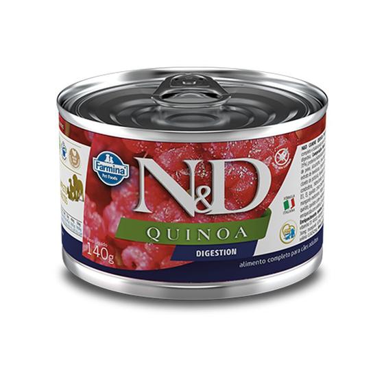 Ração Úmida N&D Quinoa Cães Digestion 140g ND Outros Pets Magazine Luiza