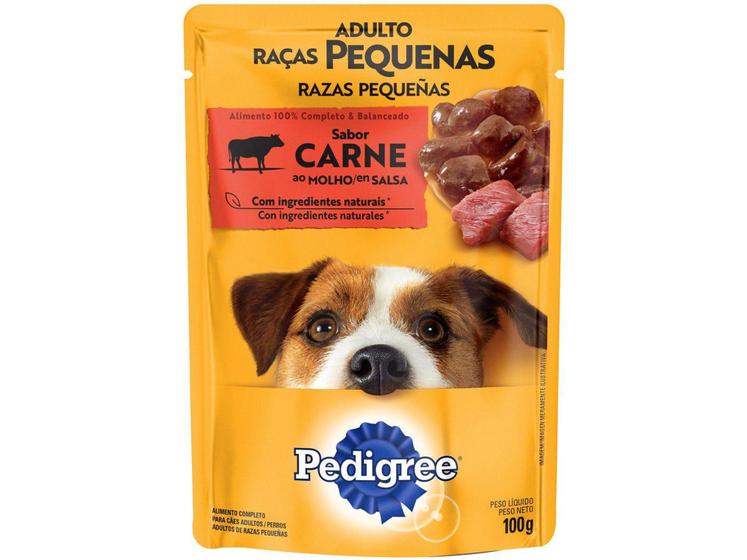 Imagem de Ração Úmida para Cachorro Adulto Sachê - Pedigree Carne ao Molho 100g