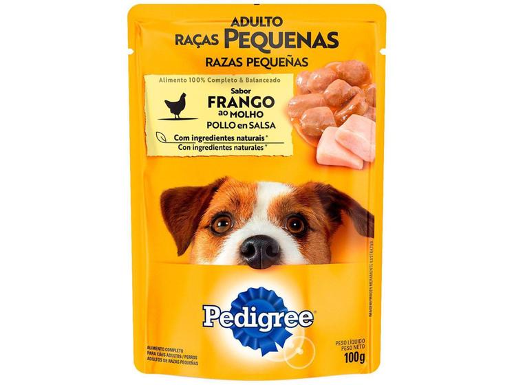 Imagem de Ração Úmida para Cachorro Adulto Sachê - Pedigree Frango ao Molho 100g