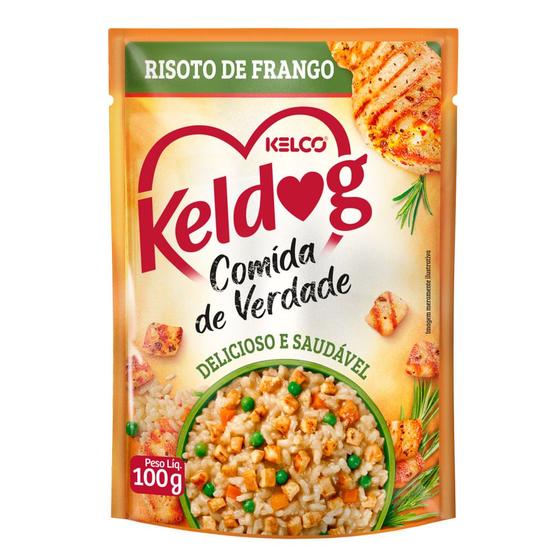 Imagem de Ração Úmida para Cachorro Keldog Risoto de Frango em Sachê 100g