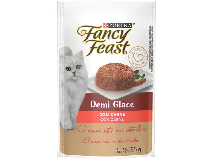 Imagem de Ração Úmida para Gato Adulto Sachê Fancy Feast - Demi Glace Carne 85g