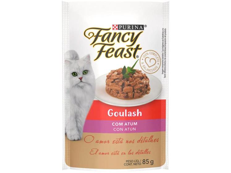 Imagem de Ração Úmida para Gato Adulto Sachê Fancy Feast - Goulash Atum 85g