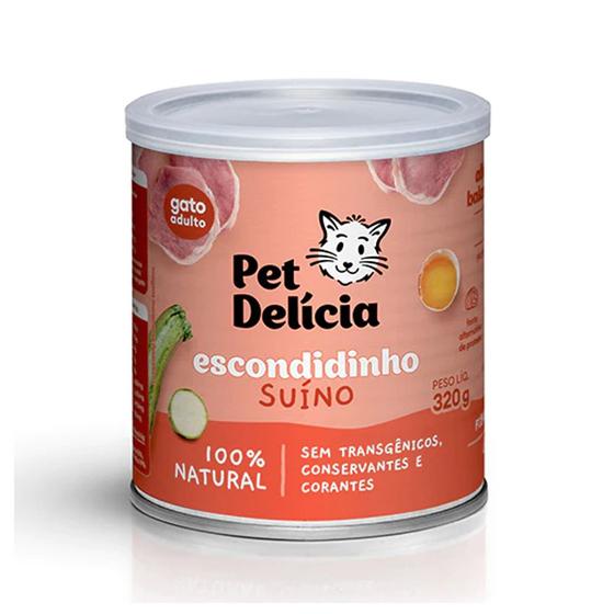 Imagem de Ração Úmida Pet Delicia Natural Gatos Escondidinho Suíno 320g