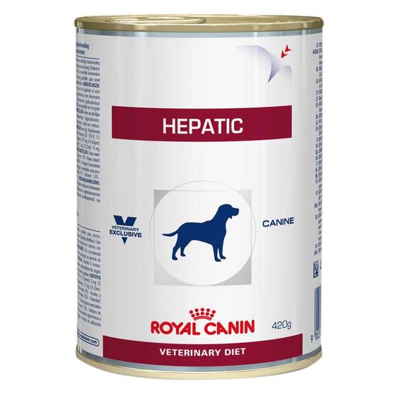 Imagem de Ração Úmida Royal Canin Diet Hepatic Wet para Cães - 410 g