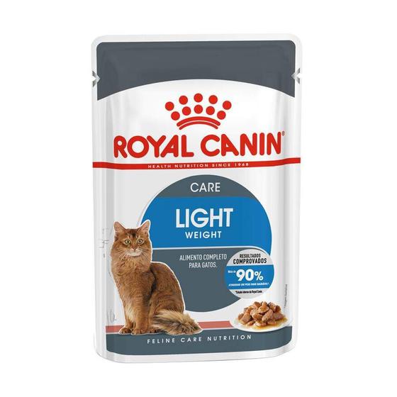 Imagem de Ração Úmida Royal Canin Sachê Light Gatos Adultos - 85g