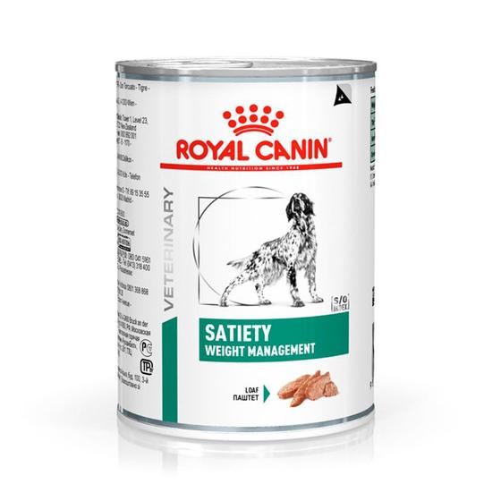 Imagem de Ração Úmida Royal Canin Satiety Support para Cães Adultos com Excesso de Peso Lata 410 g
