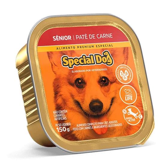 Imagem de Ração Úmida Special Dog Para Cães Sênior Sabor Patê De Carne 150g