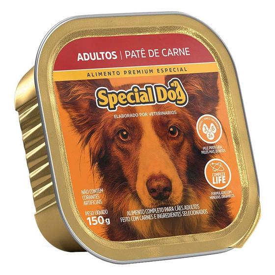 Imagem de Ração Úmida Special Dog Patê Carne para Cães Adultos - 150 g