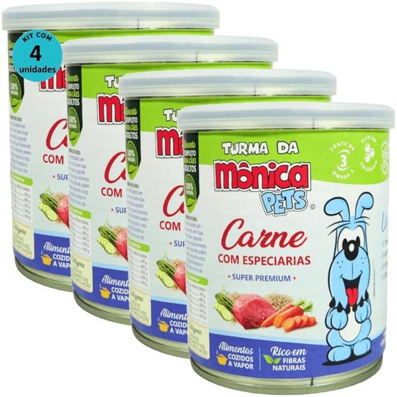 Imagem de Ração Úmida Turma Da Mônica Pets Carne Especiarias 280G Cães