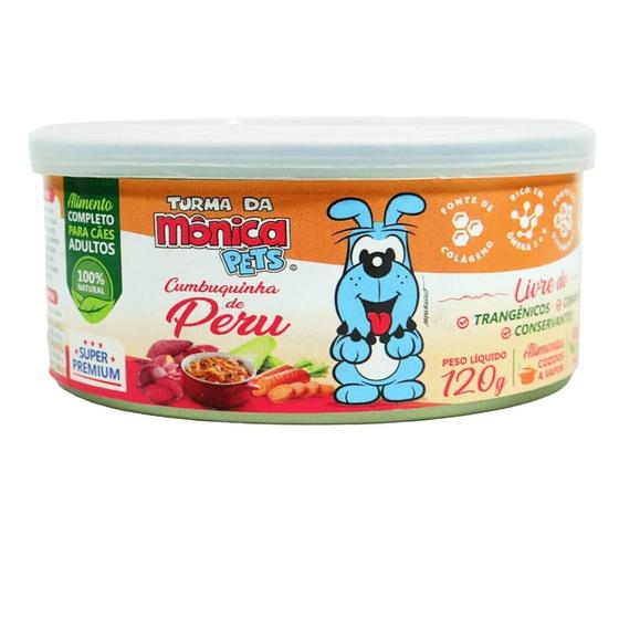 Imagem de Ração Úmida Turma Da Mônica Pets Cumbuquinha Peru 120G Cães