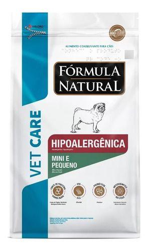 Imagem de Ração Vet Care Hipoalergênica Cão Mini P Fórmula Natural 2kg