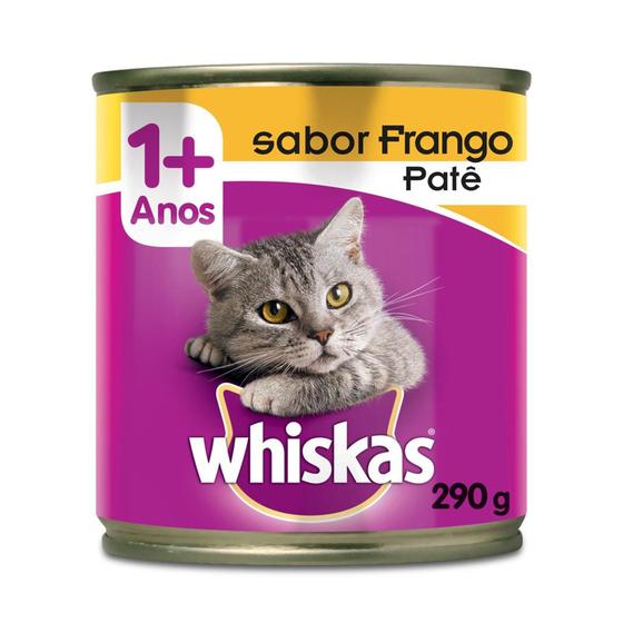 Imagem de Ração Whiskas Lata Patê de Frango - 290 g