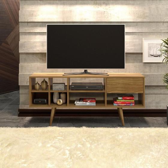 Imagem de Rack Ammo para TV de até 64 com 7 Nichos - Natural