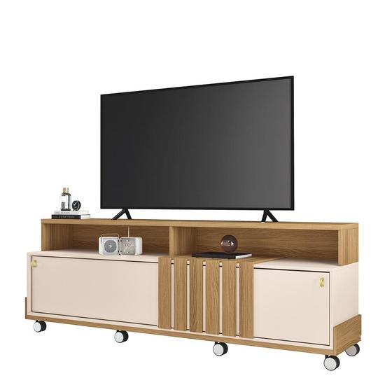 Imagem de Rack Bancada Graci Para TV até 70" Polegadas com Rodizios