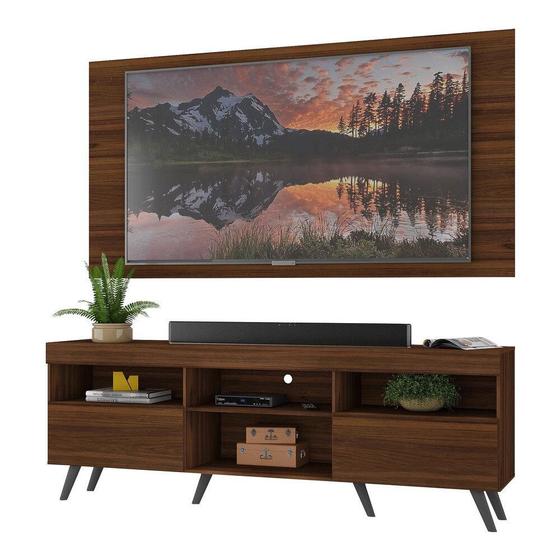 Rack c/ Painel p/ TV até 65" e Pés Retrô Flórida Multimóveis Duna/Preto é boa?