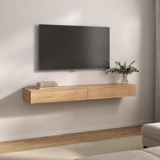 Rack com Nicho Suspenso Sierra para Tv 50 Polegadas Bancada Flutuante ...