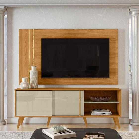 Imagem de Rack com Painel para Tv até 60 Polegadas 2 Portas Cronos