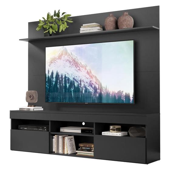 Imagem de Rack com Painel para TV até 65" Multimóveis Madri FG3365 Preto