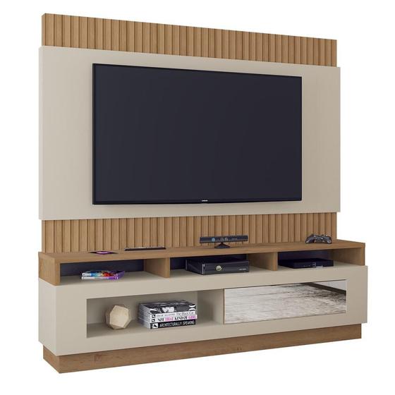Imagem de Rack com Painel TV até 65" com 1 Porta Multimóveis CR45212
