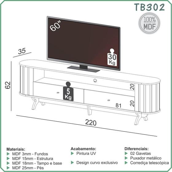 meuble Tv avec tiroir