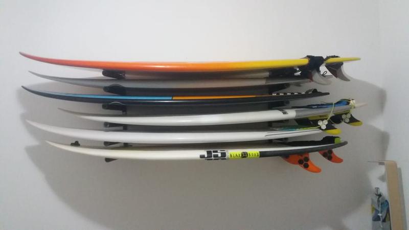 Imagem de Rack de Parede para 5 Pranchas de Surf da Karan