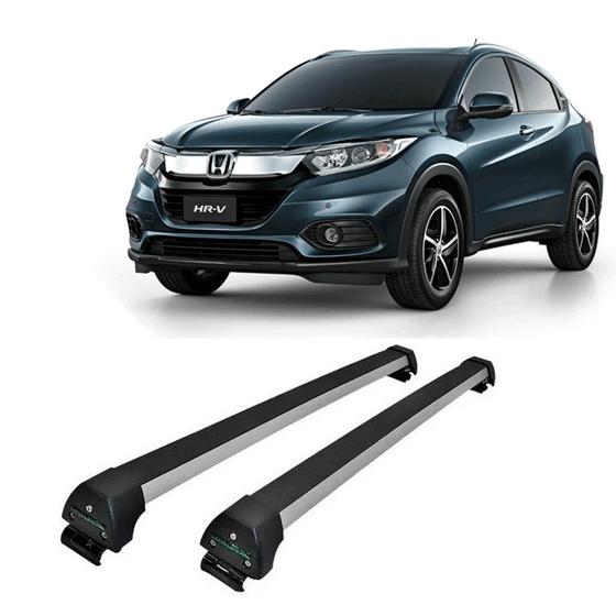 Rack De Teto Alumínio Long Life Sports Honda Hrv Com Longarina