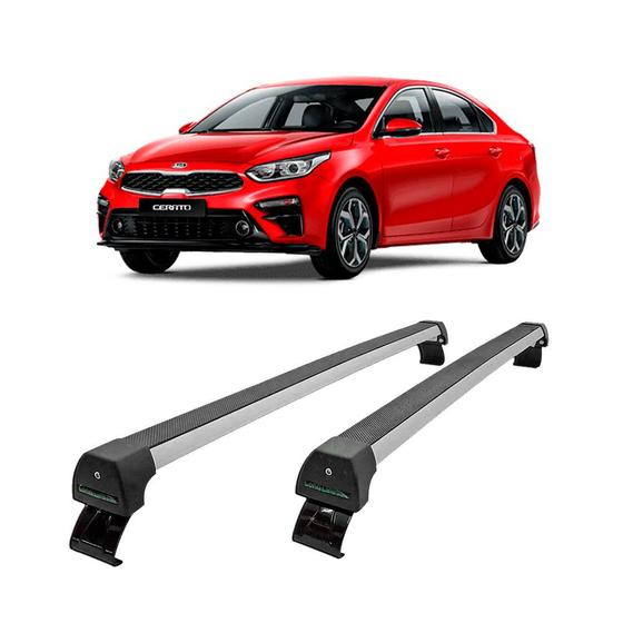 Rack De Teto Alumínio Preto Cerato A Partir De 2019 Long Life Sports