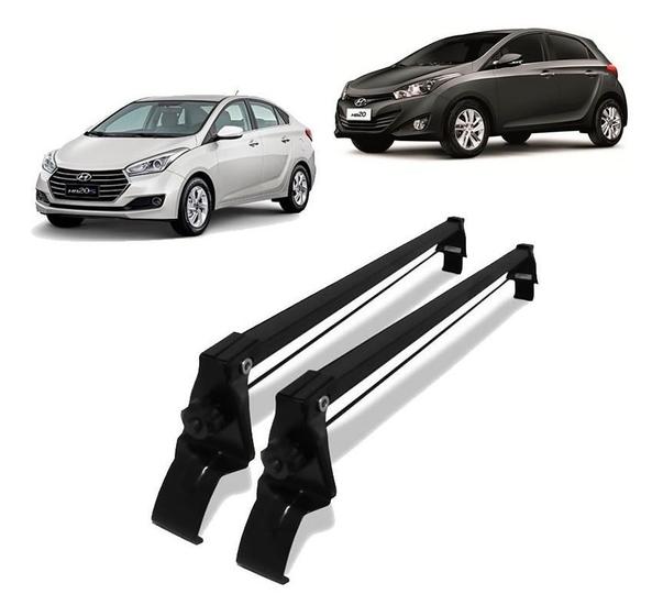 Imagem de Rack de Teto Bagageiro HB20 2012 a 2019 Hatch e Sedan