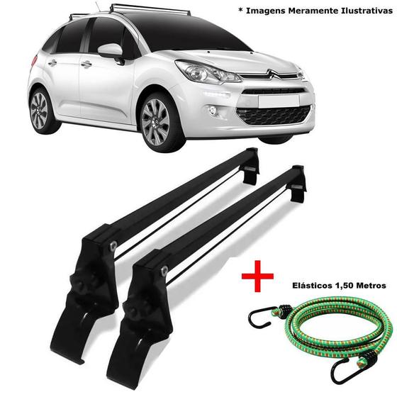 Imagem de Rack De Teto Citroen C3 4P 2013 A 2021 E 1 Elastico Corda