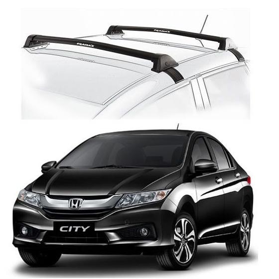 Imagem de Rack de Teto New Wave Preto Honda City 2015 a 2020 Eqmax