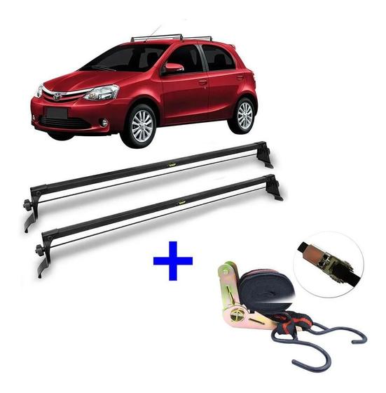 Imagem de Rack De Teto Toyota Etios E Cinta Carga Hatch 13/19 Vhip