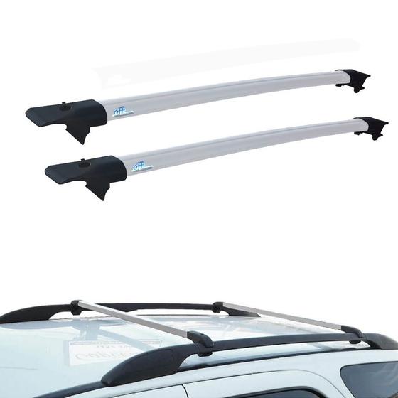 Prata Rack Rack de teto transversal ovale universal 110 cm prata - OFF Brasil ...