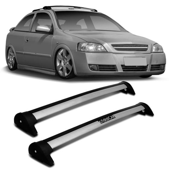 Prata Rack Rack de Teto Travessa Astra Hatch 1997 a 2012 Prata Suporta 45KG ...