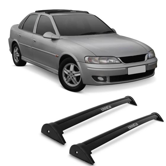 Rack de Teto Travessa Chevrolet Vectra 1996 a 2004 Preto Suporta 45KG Menor preço em Rack de Teto Travessa Chevrolet Vectra 1996 a 2004 Preto Suporta 45KG