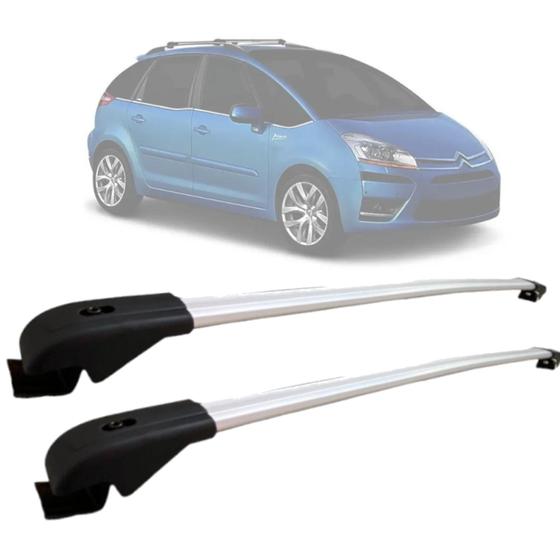 Rack De Teto Travessa Citroen Grand C4 Picasso 2006 a 2013 Alumínio MN-5006 Preto MN-5007 Prata Menor preço em Rack De Teto Travessa Citroen Grand C4 Picasso 2006 a 2013 Alumínio MN-5006 Preto MN-5007 Prata