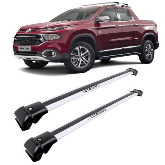 Prata Rack Rack De Teto Travessa Toro Fiat 2016 2017 Prata Aluminio - SP RACK ...
