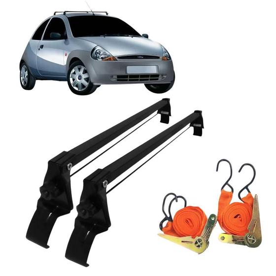 Imagem de Rack De Teto Vhip Ford Ka 1997 Até 2007 + 2 Cintas Catraca