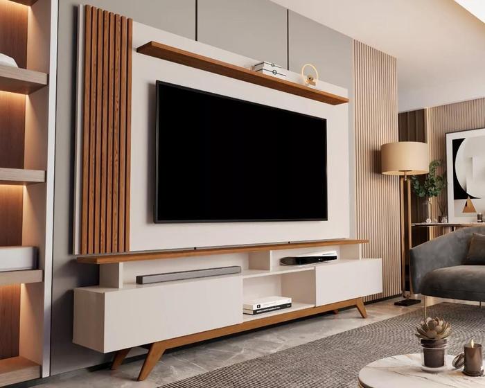 Rack e painel grecia ripado 1.8 sala de estar p/tv 72 pol-oferta é boa?