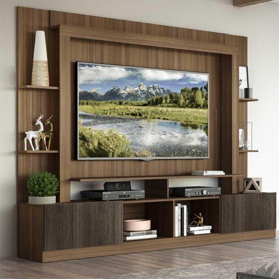 Rack Estante c/ Painel TV 65" e 2 portas Oslo Multimóveis Madeirado/Tenerife é boa?