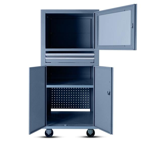 Rack fechado para computador com visor de acrílico RLL29 Rotterman