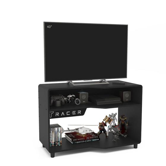 Rack Gamer e Escritório Xt Racer Max Air Preto/Branco Politorno