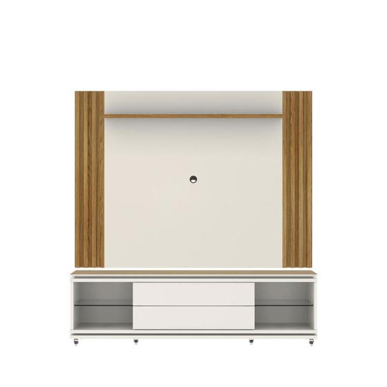 Rack Lewis com Painel Allure 180 cm - Freijó c/ Off White - Província ...