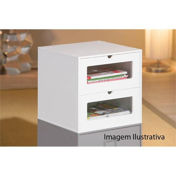 Rack Módulo com 2 Gavetas em Mdf E Vidro - Interlink - Rack - Magazine ...