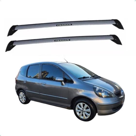 Imagem de Rack New Wave Honda Fit 2004/2008 Alumínio Preto EQMAX