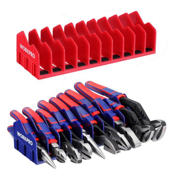 Imagem de Rack Organizador de Alicates WORKPRO (2 Unidades) com Base Antiderrapante