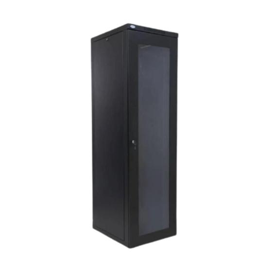 Imagem de Rack Padrao Piso 19 42u X 570mm Preto C/porta Acrilico Hepso