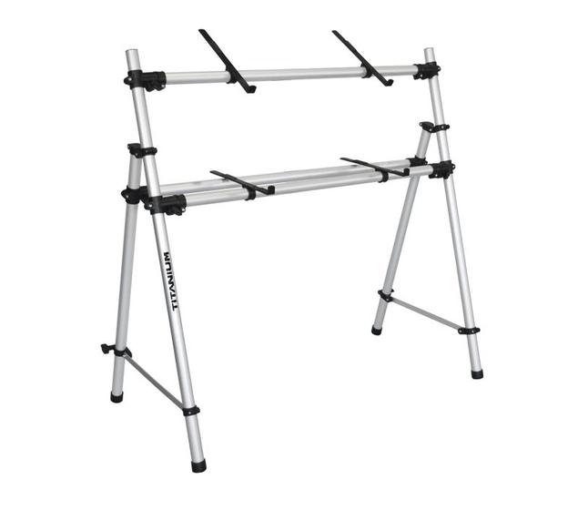 Imagem de Rack para 2 Teclados 6 Oitavas (76 Teclas) Titanium TY212 BEM com Suporte Notebook
