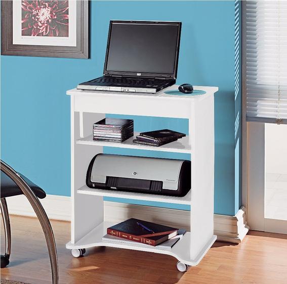 Imagem de Rack para notebook com tampo portátil com prateleiras - artely