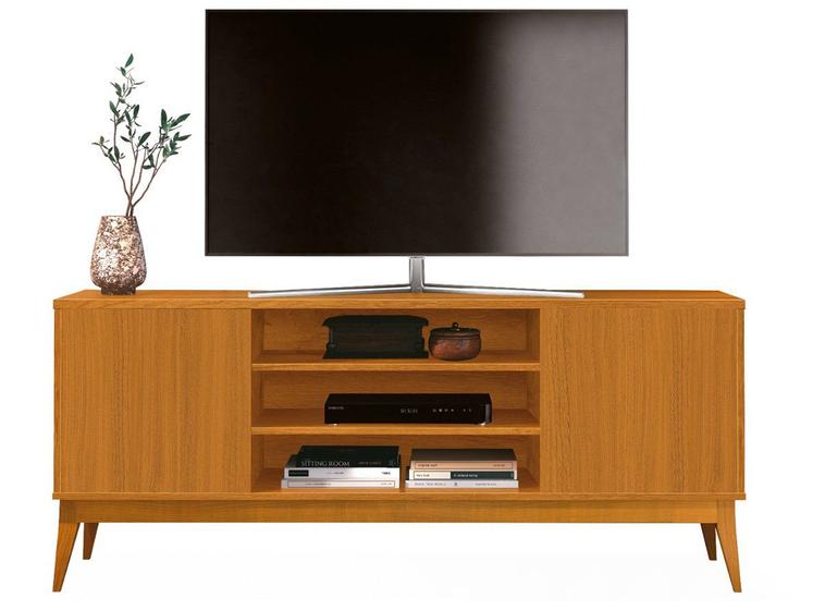 Rack para TV até 43” Bancada 2 Portas EDN Móveis Menor preço em Rack para TV até 43” Bancada 2 Portas EDN Móveis